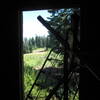 View from Trinity Summit Guard Station, with "antiques".