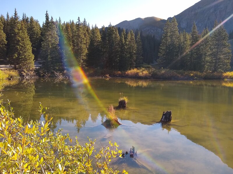 Morning at Alta Lakes.