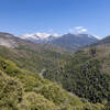 Great Western Divide and Middle Fork Kaweah River.