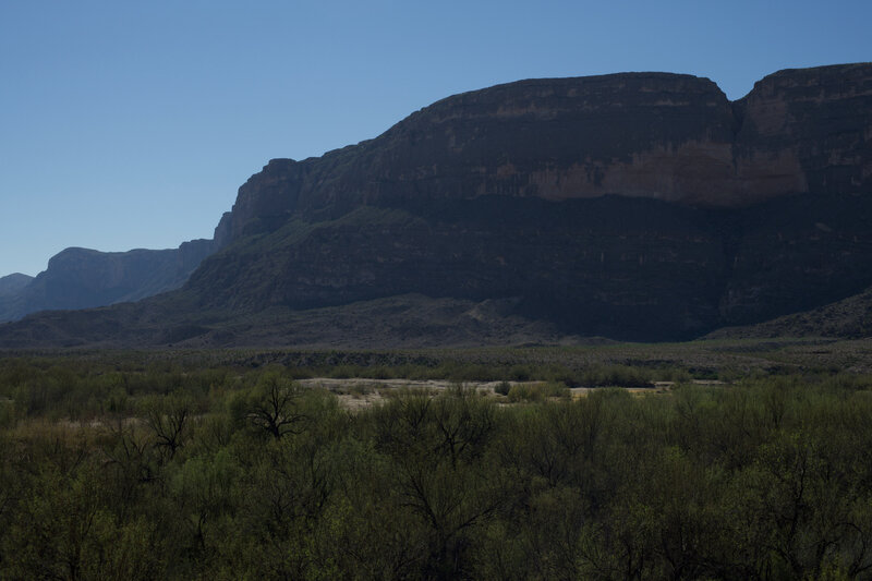 While there isn't much but desert now, this was once a fertile farmland.  From the trail, you can see where farmland use to be along the Rio Grande below the mountains.