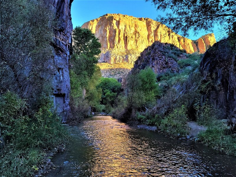 View from the trail.