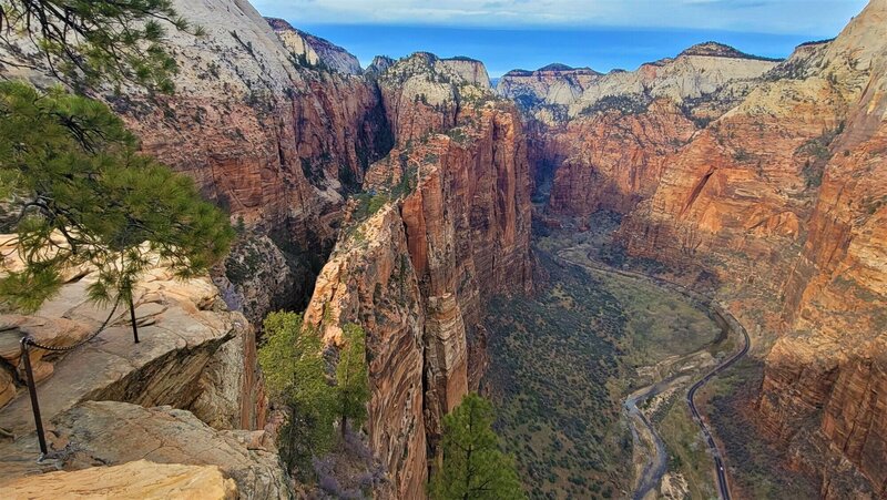 View from the trail.