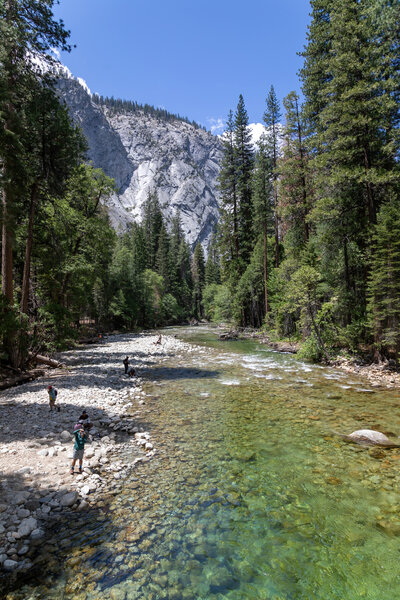 South Fork Kings River from Bailey Bridge.