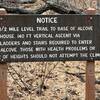 Alcove House trailhead sign.