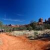 Toward Cathedral Rock on the Baldwin Trail.