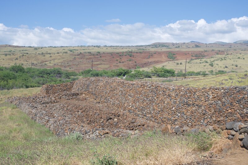 The Mailekini Heiau, an older heiau that was used by the ancestors of Kamehameha.