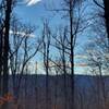 Hilltop view in winter.