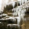 Hemlock cliffs with icicles