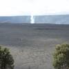 View into the Kilauea caldera from the Byron Ledges Trail.  You can see the instrumentation that monitors geologic activity out in the caldera.