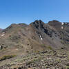 Three Sisters and Round Top from Fourth of July Peak.