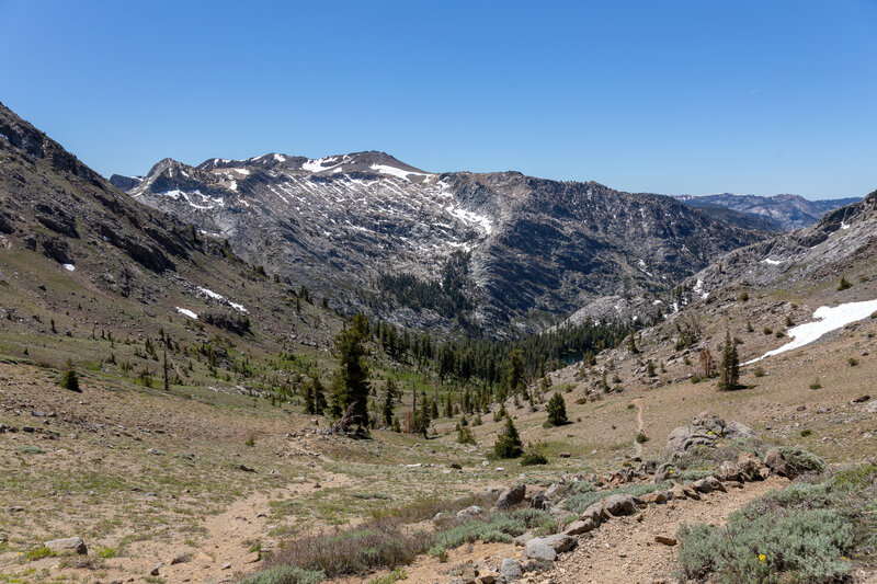 Deadwood Peak across the Summit City Canyon.