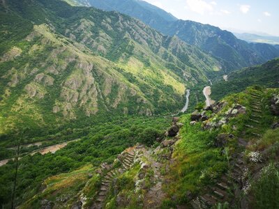 Kobayr - Odzun trail in July.