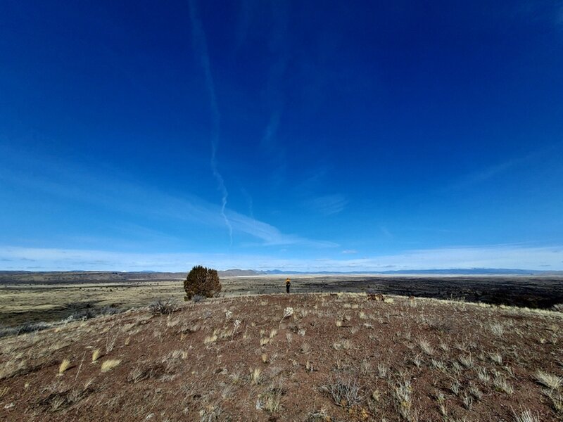 Looking north from the top of Hardin Butte.