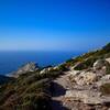 Part of the trail with the acropolis visible down below.