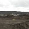 Steam breaks through the ground along the Napau Trail.