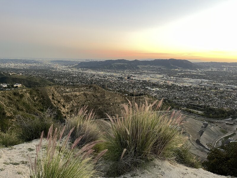 View of Burbank at sunset