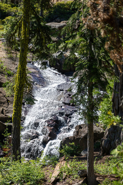 A small waterfall on Granite Creek.