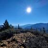 Looking south from the top of Bolt Mountain