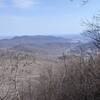 Looking eastward from the viewpoint on Keyser Run Road in March before leaves