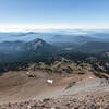 The eastern slop of Lassen Peak with Lake Almanor in the far
