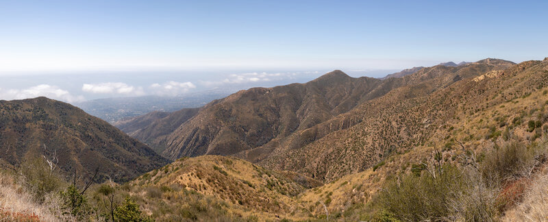 San Ysidro Canyon from East Camino Cielo Road