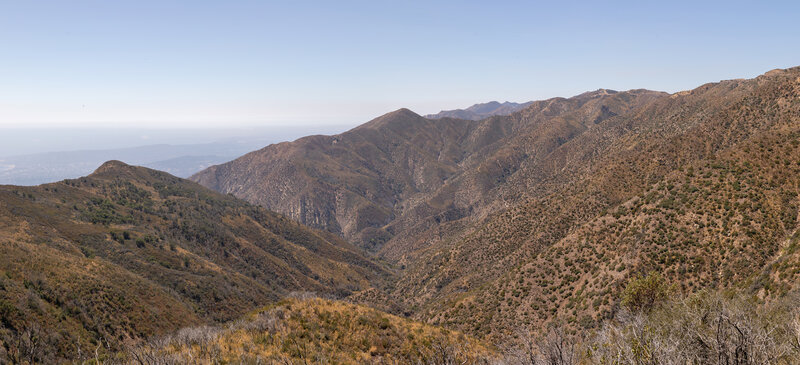 View west from Romero Canyon Road