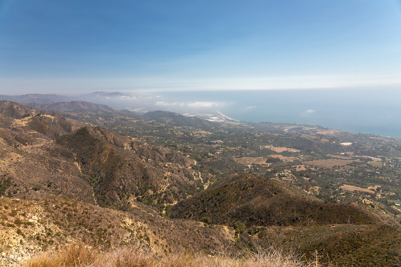 Summerland and Carpinteria from above
