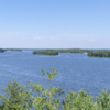 Larkin and Twin Islands from the Kabetogma Lake Overlook.