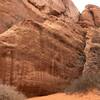 Approach to Sand Dune Arch.