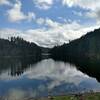 Cooper Creek Reservoir from the Trailhead.