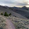 Watching the sunset on switchback in the early spring.