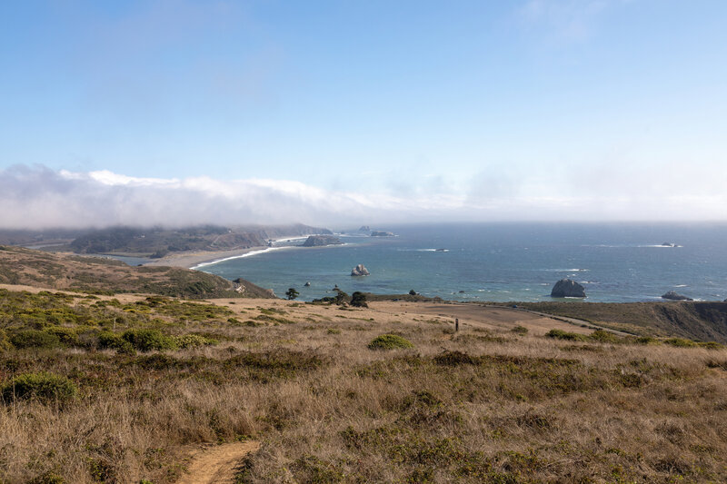 Coastal view from Jenner Headlands Preserve