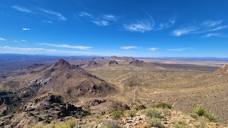 Looking North from the peak