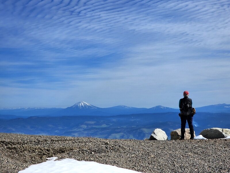 Mount McLoughlin from near the summit of Mount Ashland