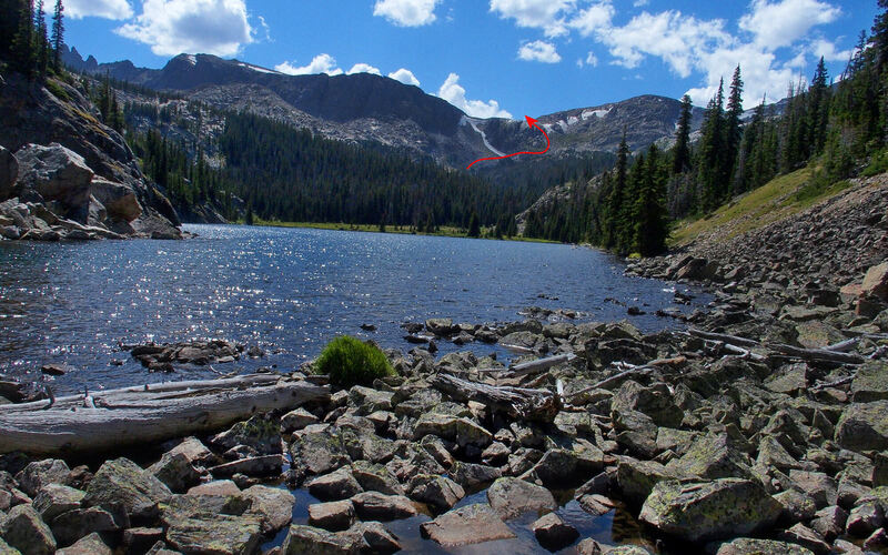 Exit Pass from Spear Lake. In my case, I had come from Sawtooth Lakes and followed the drainage coming into the Spear Lake all the way to the alpine meadows below the pass. A bit of a 'whack' for sure, but doable and not that long.