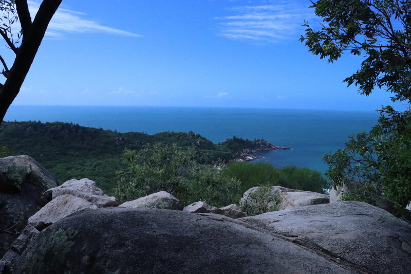 View from a gun placement, looking northeast