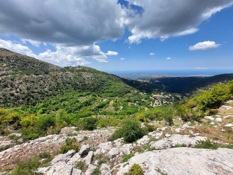 Ridge view of Bhairi