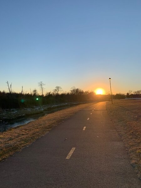 Sunset on Tucker Creek Trail