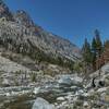 Along the wild and beautiful Kern River at the bottom of Kern Canyon, deep in the Sequoia National Park backcountry.