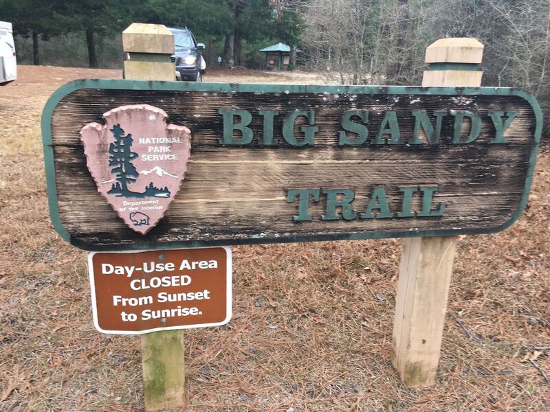 Sign at the trailhead