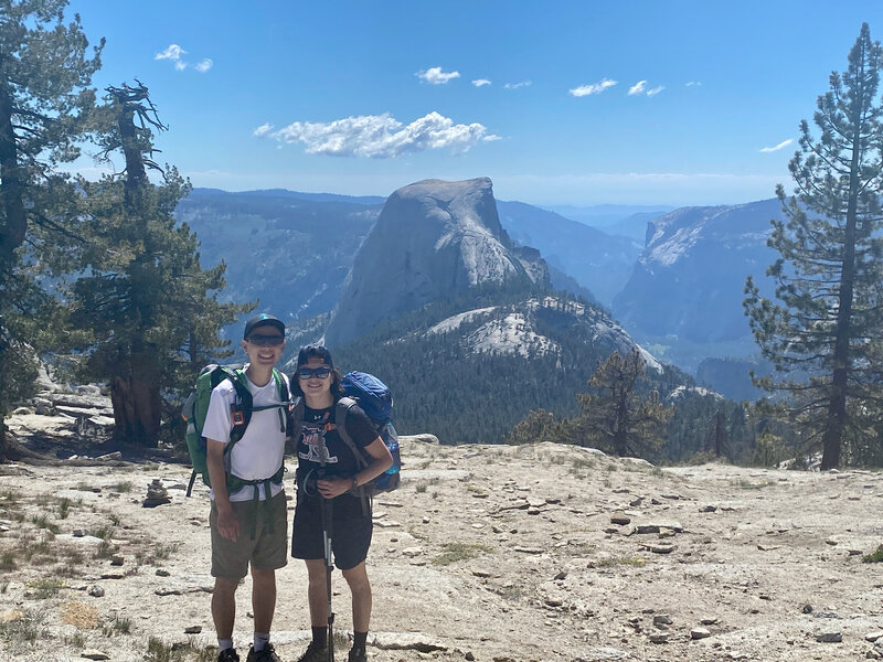 Cloud's Rest Trail on descent to JMT - Great place to camp.