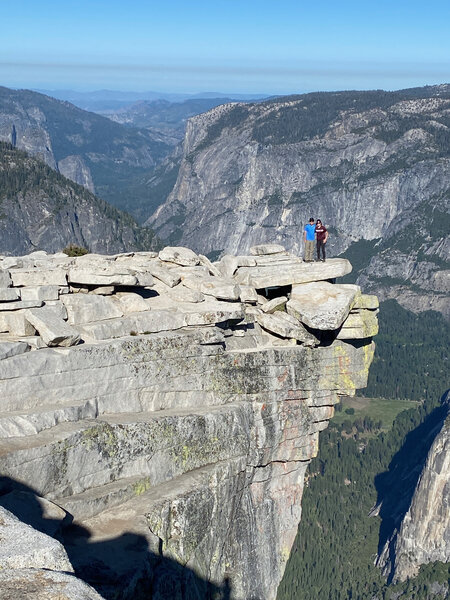 Half Dome "visor" picture.