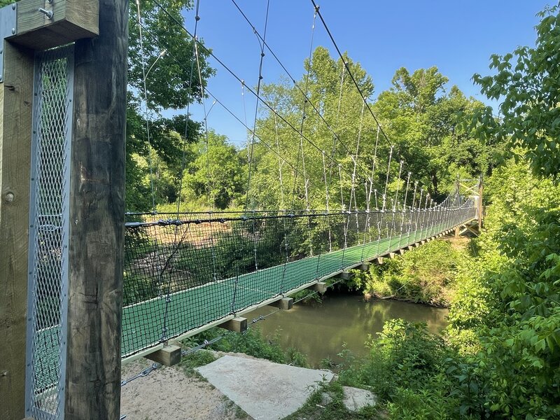 First Broad River Trail Suspension Bridge, Shelby, NC