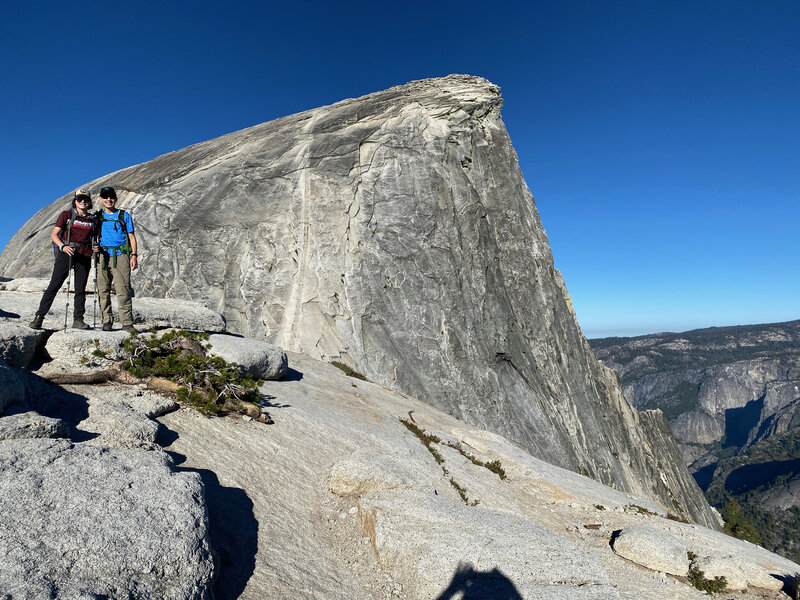 Half Dome cables from the top of the sub-dome