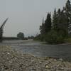 Early in the spring and summer, the Lamar River crossing can be tricky because of the snow melt.   Later in the summer, or in light snow years, its not as bad.   Your feet will definitely get wet!