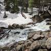 Creek crossing in early June