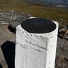 Ben Rennis summit marker showing landmarks.