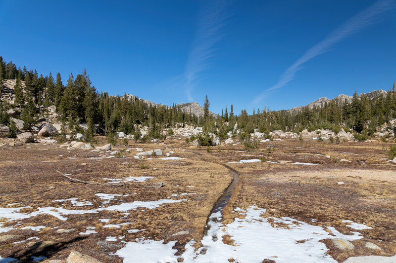 The first snow on Kerrick Meadow