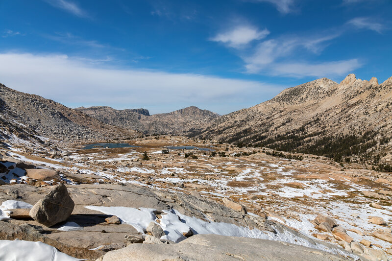 The plateau west of Burro Pass