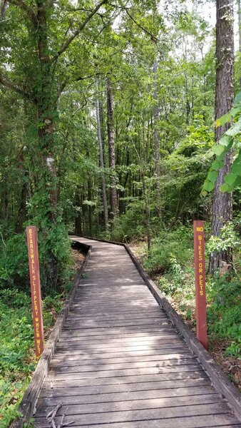 Orange trailhead at Krul Lake